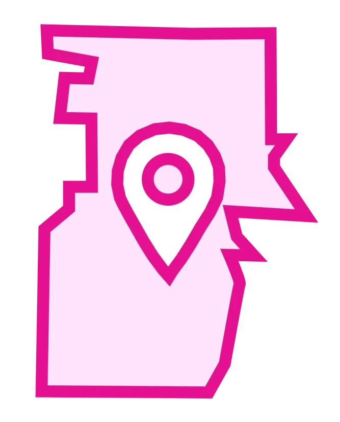 Brier pink map