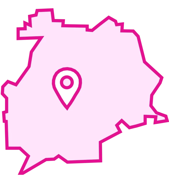 Lynwood pink map